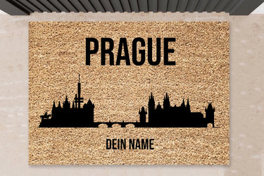 Fußmatte Prague Skyline